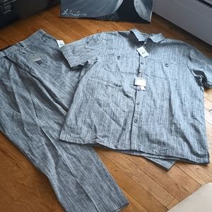 New with tags Paulo Solari two piece pant set